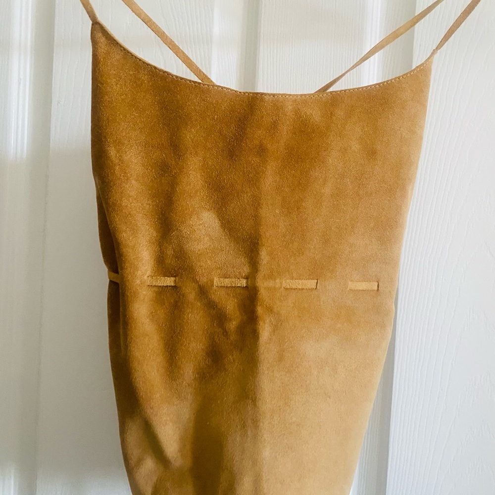 Sexy Tan Suede Top PERFECT for Your Next Music Festival😉